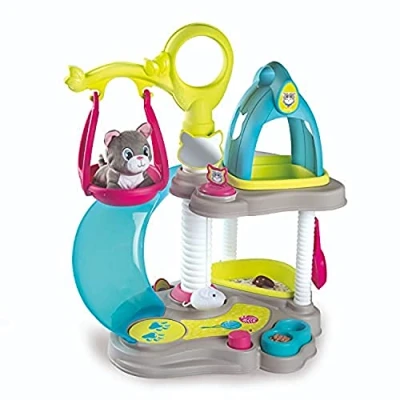 Imagen de Smoby La Casa de los Gatos, con Gato Peluche, para Niños a Partir 3 Años 48 x 44 57 cm