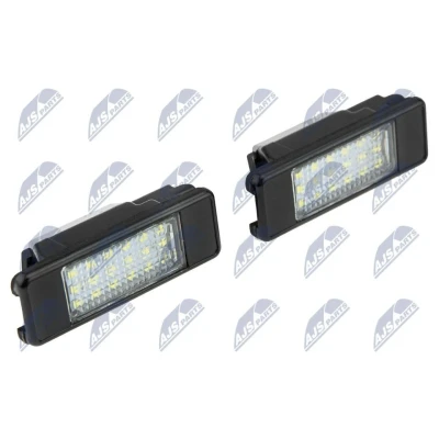 Imagen de NTY ELP PE 001 Luz Matricula LED ambos lados con bombilla PEUGEOT: 208 I Hatchback, CITROËN: C4 Grand Picasso