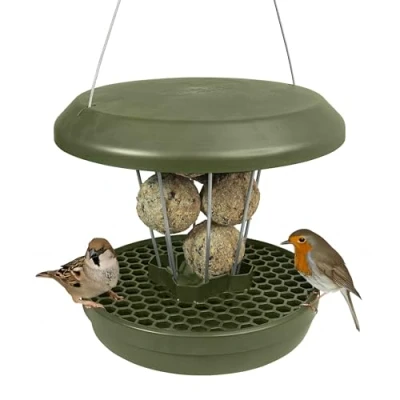 Imagen de Comedero para pájaros Lucerna Smart Birds Bolas gordas. Alimenta pájaros, no Ratones ni Ratas. Robusto y fiable Colgar Verde