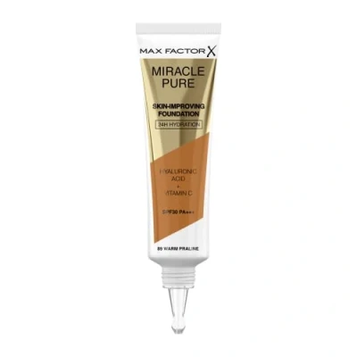 Imagen de Max Factor base de maquillaje Miracle Pure 89 Warm Praline 30ml