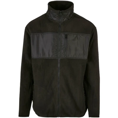 Imagen de Urban Classics Patched Micro Forro polar, Hombre, Talla: Large, Black