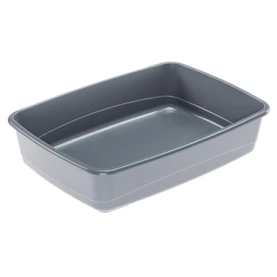 Imagen de Ferplast Arenero Gato, con Bordes Altos, 54,5 x 39,5 h 12,5 cm, Caja de Arena para Mascotas NIP 20