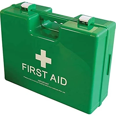 Imagen de Safety First Aid Group Estuche mediano de lujo, caja vacía primeros auxilios con separadores y sellos antipolvo