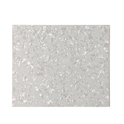 Imagen de IKN 20X17cm Material de golpeador guitarra acústica Hoja en blanco antirrayas Respaldo autoadhesivo para la mayoría las guitarras acústicas personalizadas, perla