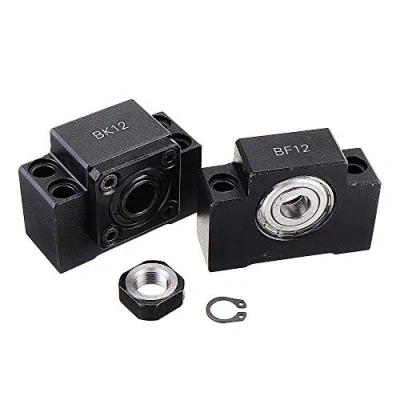 Imagen de RanDal 2Pcs Bk12 Bf12 Soportes De Extremo Tornillo Bola Para Husillo Bolas Sfu1605 Sfu1610 Cnc Xyz Parts