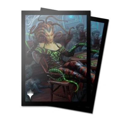 Imagen de Ultra PRO Magic: The Gathering Outlaws of Thunder Junction 100 unidades ChromaFuion fundas para tarjetas de tamaño estándar Ft. Vraska, protege y almacena tus juego, MTG,