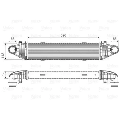 Imagen de VALEO 818617 Intercooler sin válvula EGR MERCEDES BENZ: Clase C Berlina, T modell