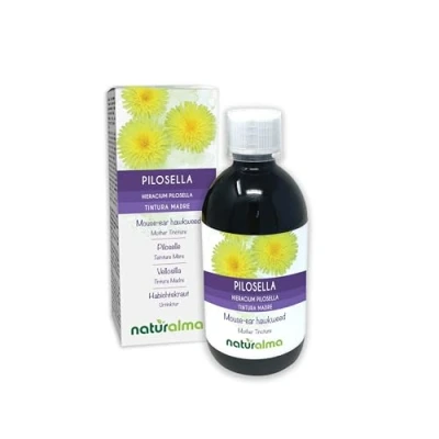 Imagen de Vellosilla (Hieracium pilosella) hierba Tintura Madre sin alcohol Naturalma Extracto líquido gotas 500 ml Complemento alimenticio Vegano