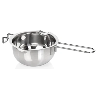 Imagen de wenco 555029 Cuenco de baño agua premium con asa, acero inoxidable, 14 cm, color plateado