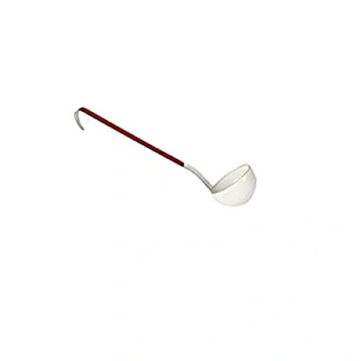 Imagen de Ibili Cucharón, Stainless Steel, Blanco/Rojo, 20 x 9 cm