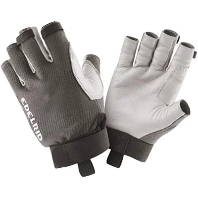 Imagen de EDELRID Work Glove Guantes de Trabajo Open II, Unisex Adulto, Gris, Large