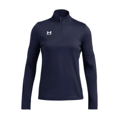 Imagen de Under Armour Midlayer Camiseta de manga larga, Mujer, Talla: Large, Midnight navy/white