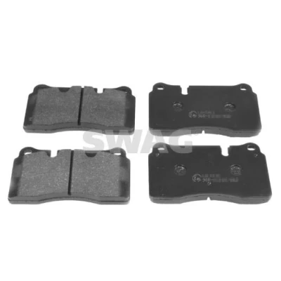Imagen de SWAG 30 91 6734 Juego de pastillas freno Eje delantero preparado para indicador desgaste SEAT: Leon III Hatchback, ST, SC