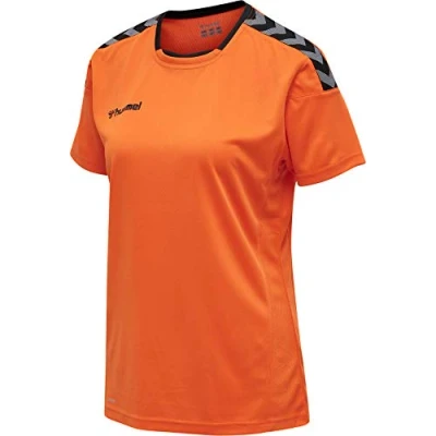 Imagen de HUMMEL hmlAUTHENTIC Poly Jersey Woman S/S Color: Tangerine_Talla: S
