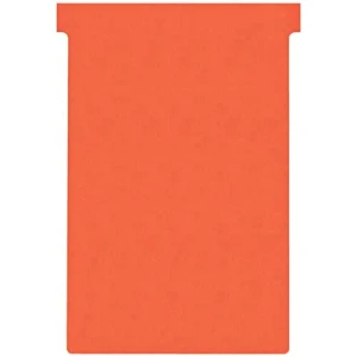 Imagen de Nobo Tarjetas para Planificador en Forma de T, Azul Claro, Tamaño 4, Pack 100 Recambios Planificar, Industrial Pared Oficina, 2004006