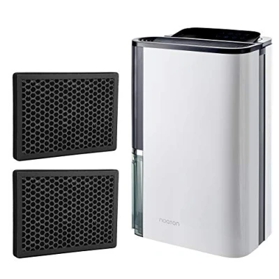 Imagen de Deshumidificador y purificador de aire Noaton DF 4123 HEPA + 2x Filtro carbono 23l / 24h, Hasta 50 m2, Depósito 4,5 litros, HEPA, Desagüe continuo