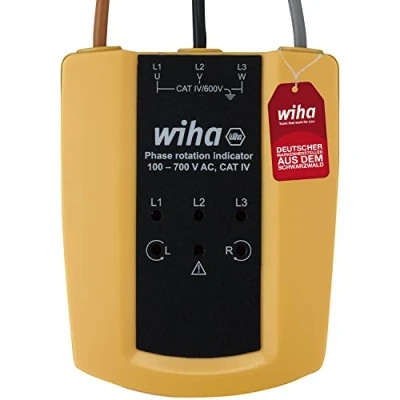 Imagen de Wiha Rotational field indicator 100 700 V AC, CAT IV (45221)