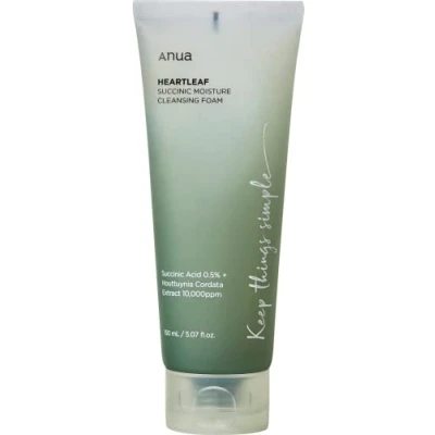 Imagen de Anua Heartleaf Succinic Moisture Cleansing Foam 150 ml