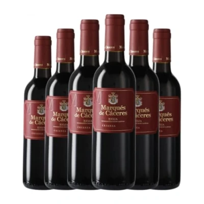 Imagen de Marqués de Cáceres Rioja Crianza Media Botella 37 cl Vino tinto (Caja 6 cl)