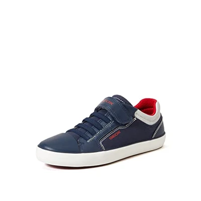 Imagen de Geox J Gisli Boy A, Zapatillas Niños, Multicolor Navy Red 735, 37 EU