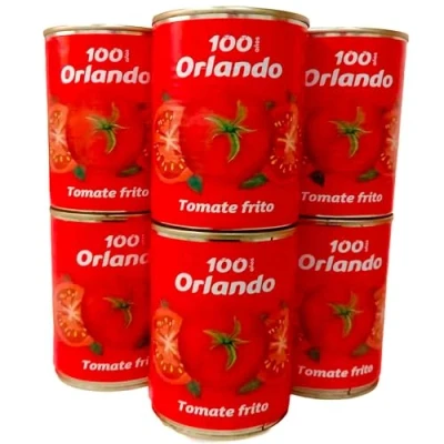 Imagen de Orlando Tomate frito clsico, 400 g [Pack de 12]