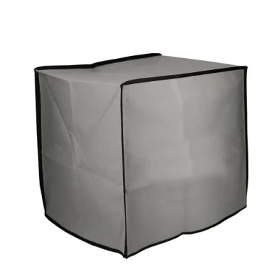 Imagen de kwmobile Cubierta Compatible con Philips Essential Airfryer XXL funda de tela Protectora Antimanchas y Antipolvo para Freidora Aire gris claro