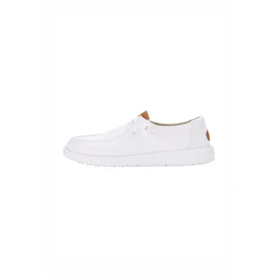 Imagen de Heydude Wendy Stretch Canvas Slipon Schuhe Zapatos con cordones, Mujer, Talla: 38, White Fibra sintética/tela
