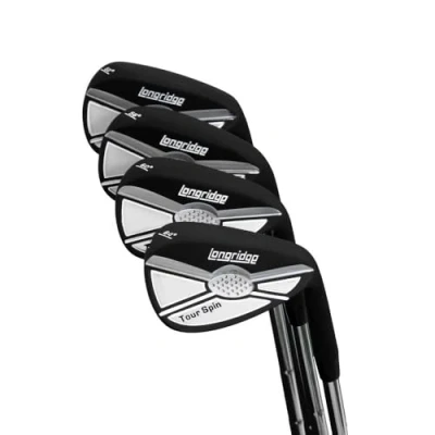 Imagen de Longridge Cuña de golf Tour Spin 64 grados, color negro