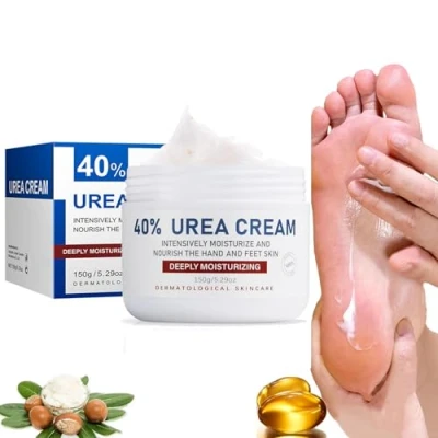 Imagen de Crema Urea 40%, Pies Secos y Agrietados,Hidratante Reparadora para Talones, Manos Codos, 150g