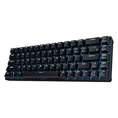 Imagen de RK ROYAL KLUDGE RK68 Teclado mecánico inalámbrico 65% Intercambiable en Caliente, 68 Teclas, Compacto Bluetooth para Juegos con Teclas de Control/Flecha Independientes, Interruptor Rojo s