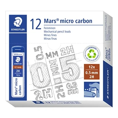 Imagen de Staedtler Mars Minas de repuesto, 12 minas/estuche, unidades