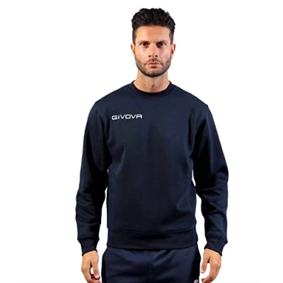 Imagen de givova Sudadera Cuello Redondo, Azul, XL, Turquesa, X Large Unisex Adulto