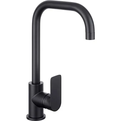 Imagen de Cornat NERS5 Noir Grifo Monomando para Fregadero, Color Negro Mate