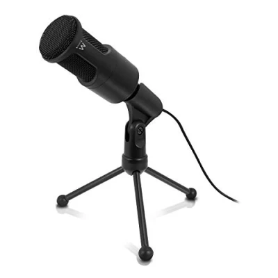 Imagen de Micrófono Sobremesa Ewent Ew3552 3.5 Mm Negro
