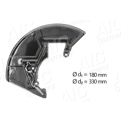 Imagen de AIC 56148 Chapa Protectora de Disco Freno Eje delantero, derecha SEAT: Leon I Hatchback, AUDI: TT Coupé, VOLKSWAGEN: Golf 4, 4 Variant