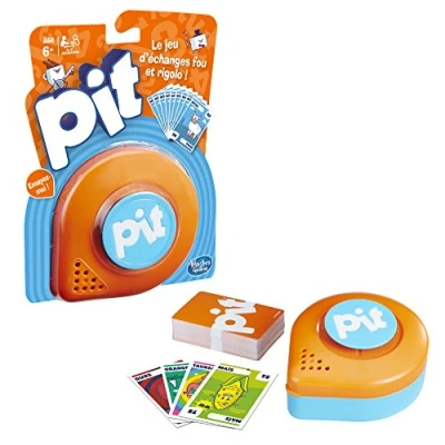 Imagen de Hasbro Gaming Pit Juego de Mesa Velocidad Cartas Versión Francesa