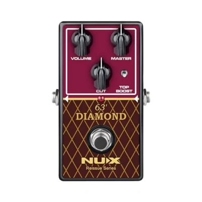 Imagen de NU X el pedal de diamante Reissue Series 63 Emula clásico amplificador válvula británico 30 vatios clase A con facilidad, imita la funcionalidad del original