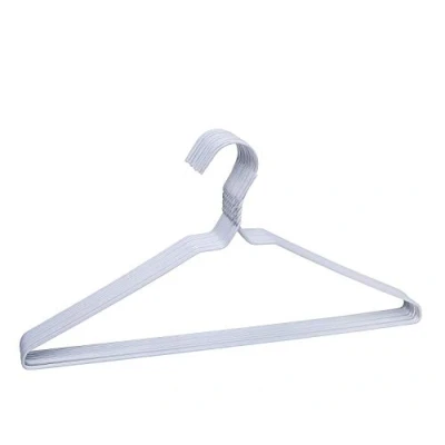 Imagen de TODO HOGAR COM Fort House Perchas de Metal Tamaño 40 cm Diseño Fino Ahorra Espacio para Pantalones, Camisas, Vestidos Forradas en Plástico Super Pack 260 Uds