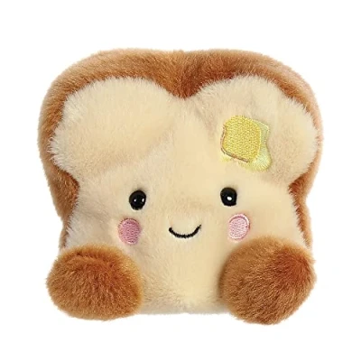 Imagen de Aurora World Aurora, 33574, Palm Pals Buttery Toast, 13cm, Peluche ecológico, Marrón, Color Brown
