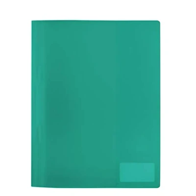 Imagen de HERMA Carpetas translúcido DIN A4 de plástico resistente y fácil limpiar con etiqueta, 1 carpeta película PP, Verde claro