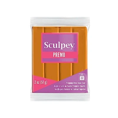 Imagen de Sculpey Premo PE02 5012 Arcilla polimérica de 2 onzas, naranja quemado