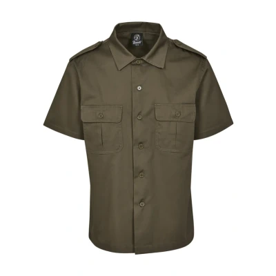 Imagen de Brandit Herren US HEMD Camisa, Hombre, Talla: Small, Olive