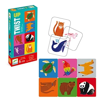 Imagen de DJECO Juego Twist up Juguetes para apilar y Encajar, Small (38541)