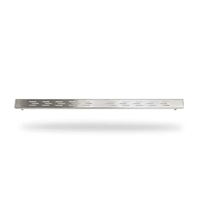 Imagen de Rejilla de Ventilación para Horno/Inducción Ideal Ventilar Humos, Vapores o Gases Medidas 600 x 32 mm Acero Inoxidable Color Gris Harte