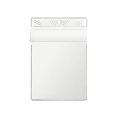 Imagen de VELOFLEX 3306000 Funda transparente, DIN A6, con solapa, ideal para avisos, 100 unidades