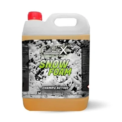 Imagen de FULLCARX Snow Foam 5 Litros Champú Espuma Activa Coche PH Neutro, Super Concentrado Alto Poder Espumante con Lanza Foamer, Jabón Limpiador Lavado sin Rayaduras, Producto Limpieza Detailing Profesional
