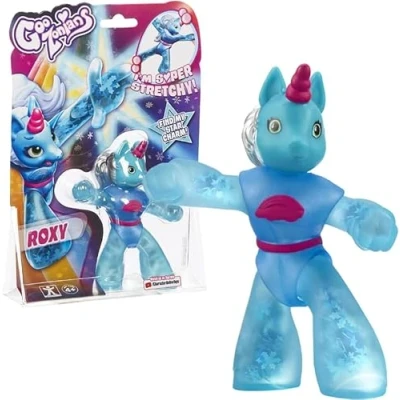 Imagen de BANDAI GooZonians Figura Roxy Muñeca, Hero Pack Unicornio, Figuras de Acción Súper Elásticas, Descubre Encantos Ocultos, Coleccionables, para Niñas Mayores 4 Años CO07564