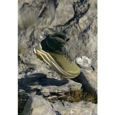 Imagen de ALTRA Olympus 6 Hike Mid GTX Tenis de Senderismo para Hombre, Oliva polvorienta, 45 EU