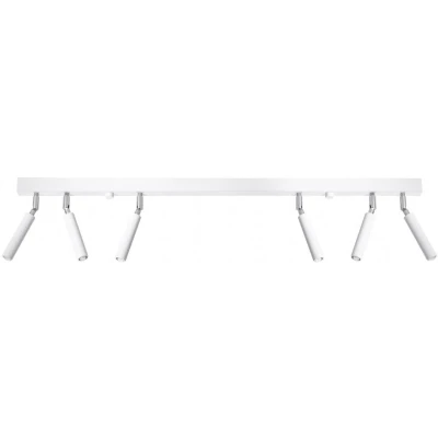 Imagen de SOLLUX lighting EYETECH 6 Plafón Acero Diseño Cilíndrico Minimalista Moderno para Dormitorio Salón Industrial Lofty G9 A++ E 100/3/20 cm 6x Fuente de