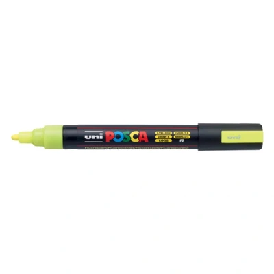 Imagen de Posca Acrylic Paint Marker, PC 5M Medium tip, Fluorescent Yellow (PX198051000)